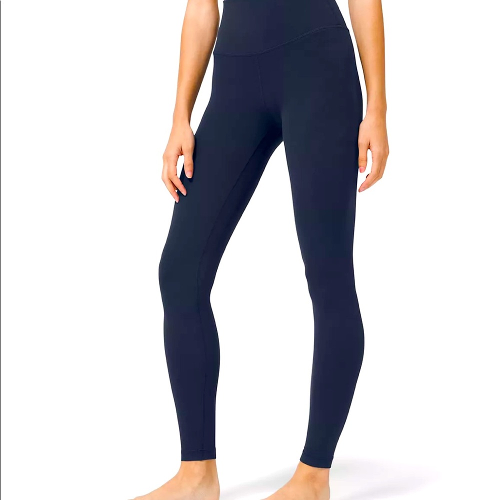 Navy Blue Lululemon Align SHR 28” Leggings